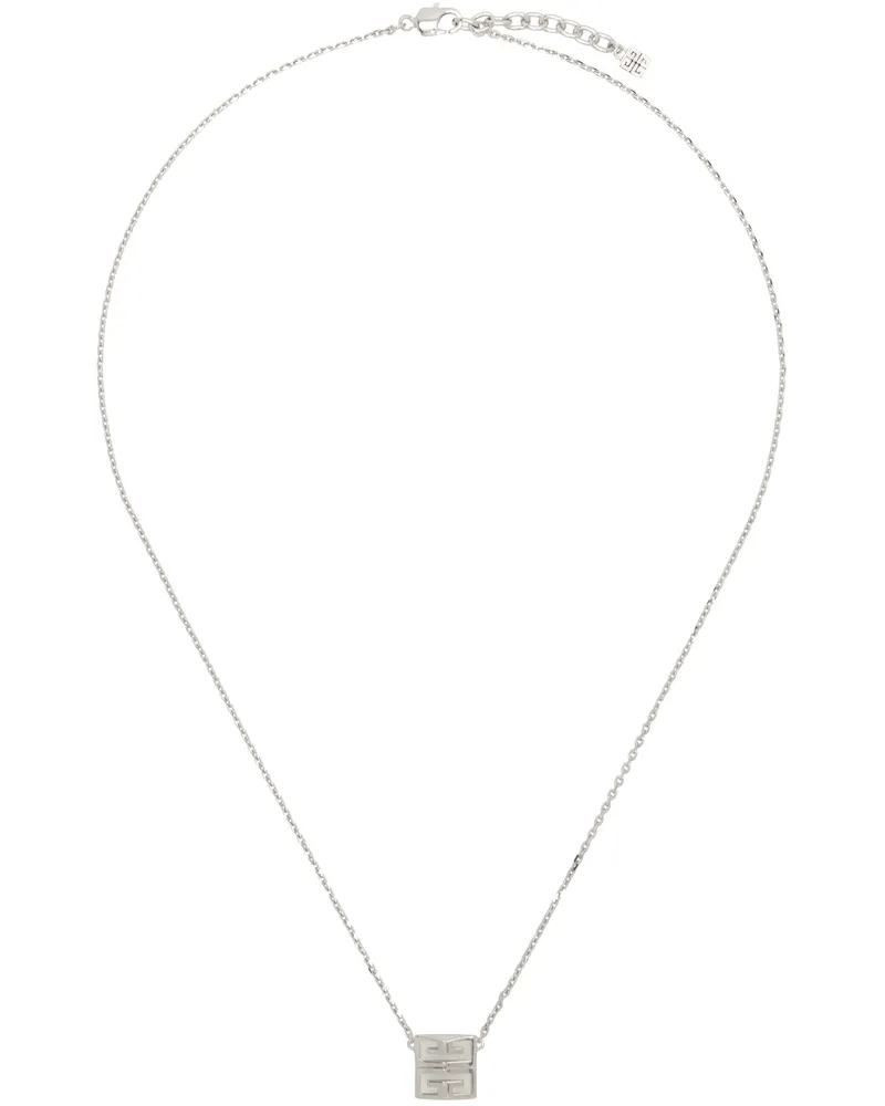 Givenchy Silver 4G Necklace 040-silvery