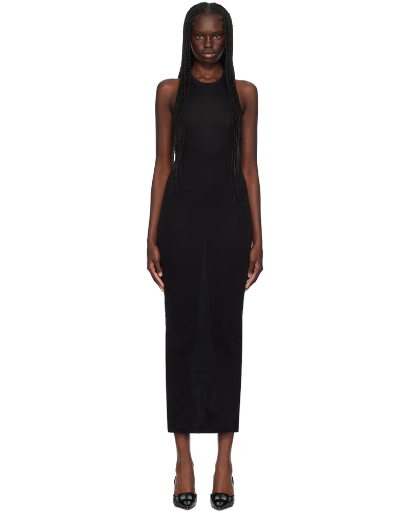 WARDROBE.NYC Black Tank Maxi Dress Black