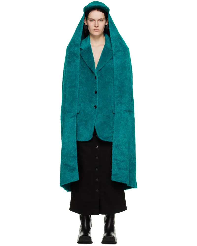 Raf Simons Blue Cape Cap 0048
