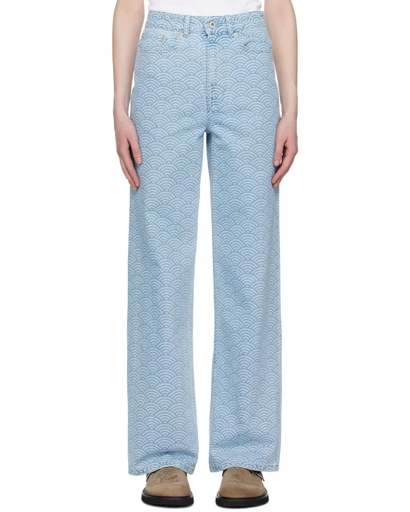 Kenzo Blue Ayame Jeans Stone