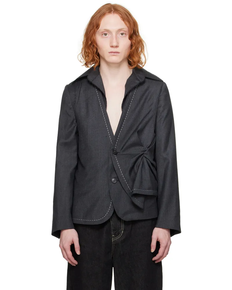 Adererror Gray Alviat Blazer Gray