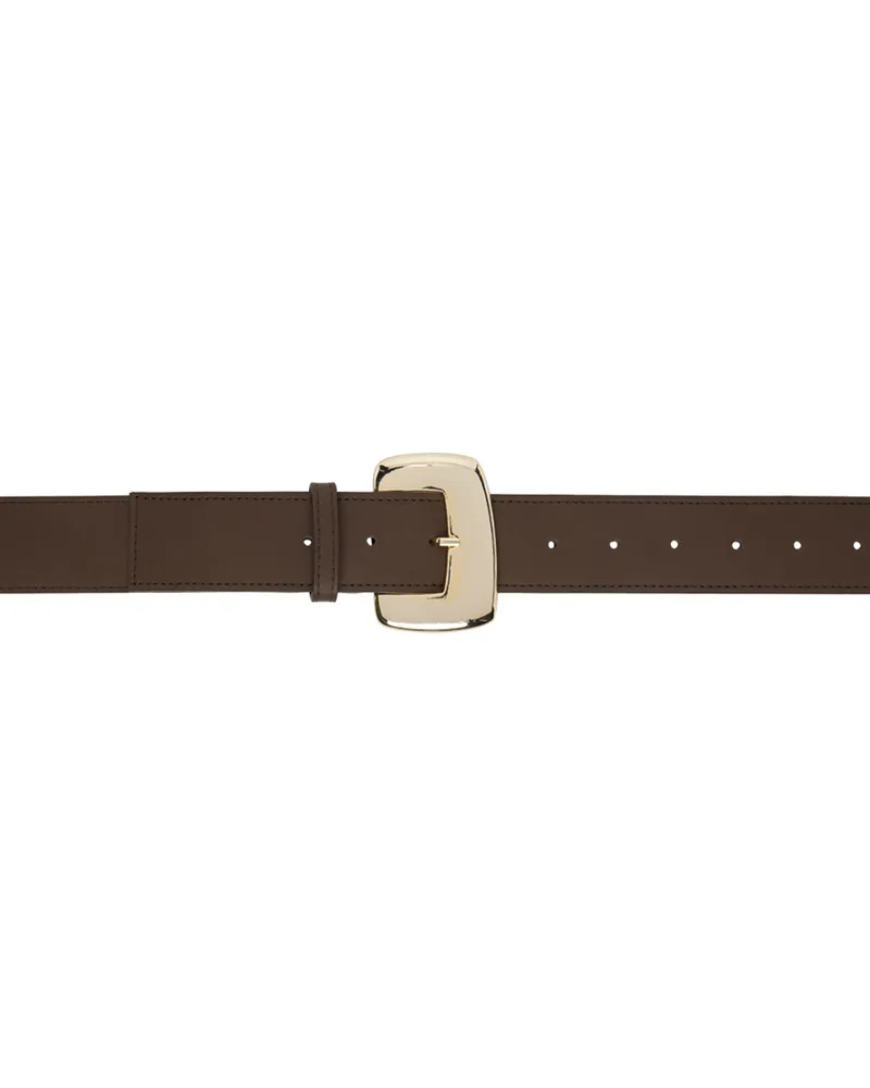 Beaufille Brown Slant Belt Brown