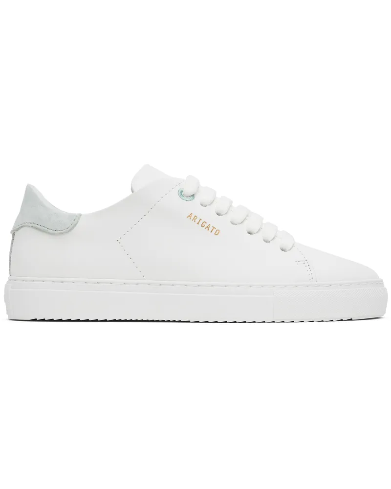 Axel Arigato White & Green Clean 90 Sneakers White