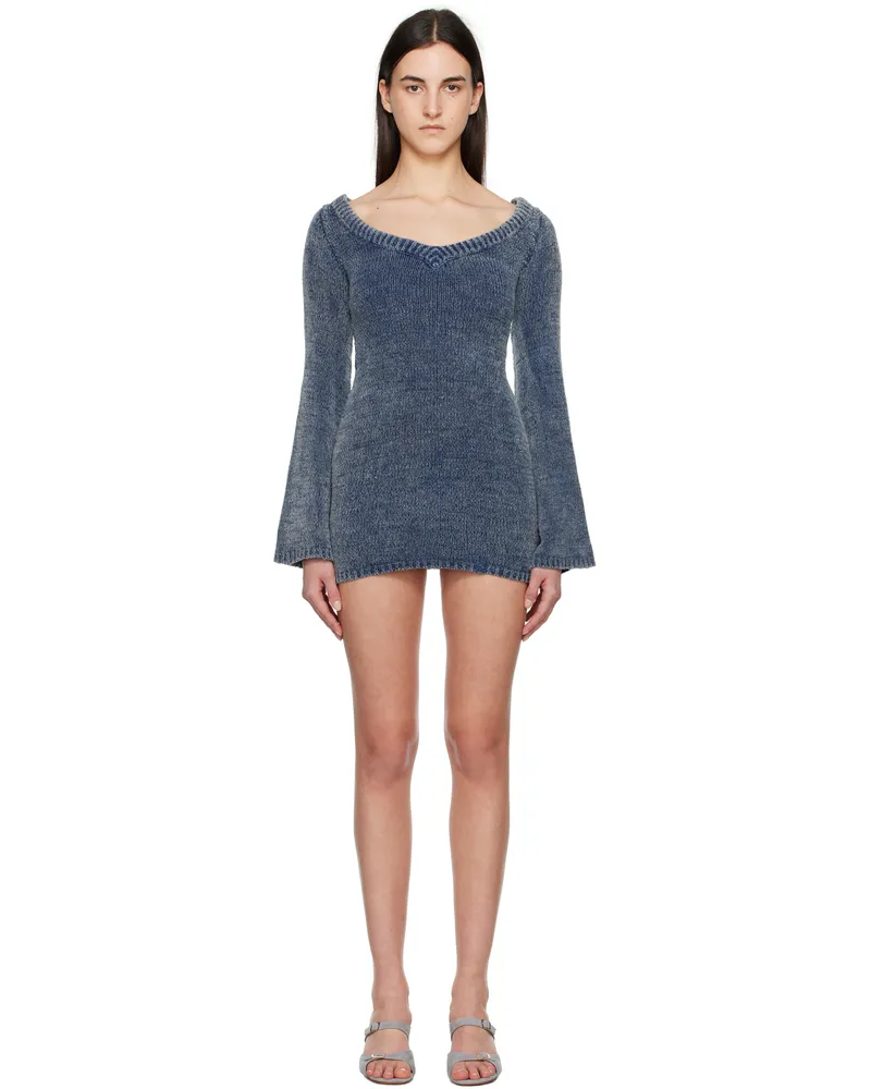 Aya Muse Blue Orion Minidress Denim