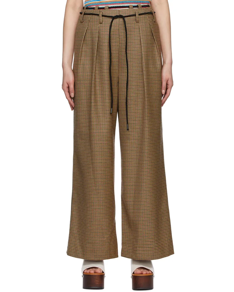 Andersson Bell Beige Karen Trousers Mustard