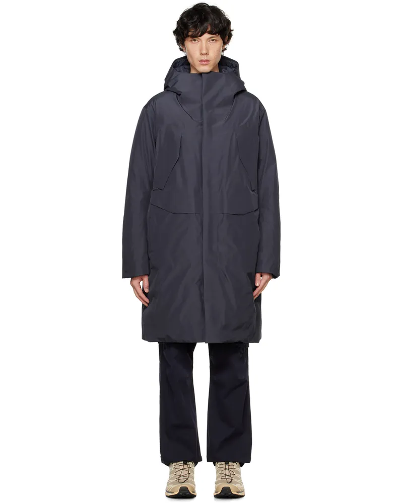 Arc'teryx Navy Sorin Down Coat Black