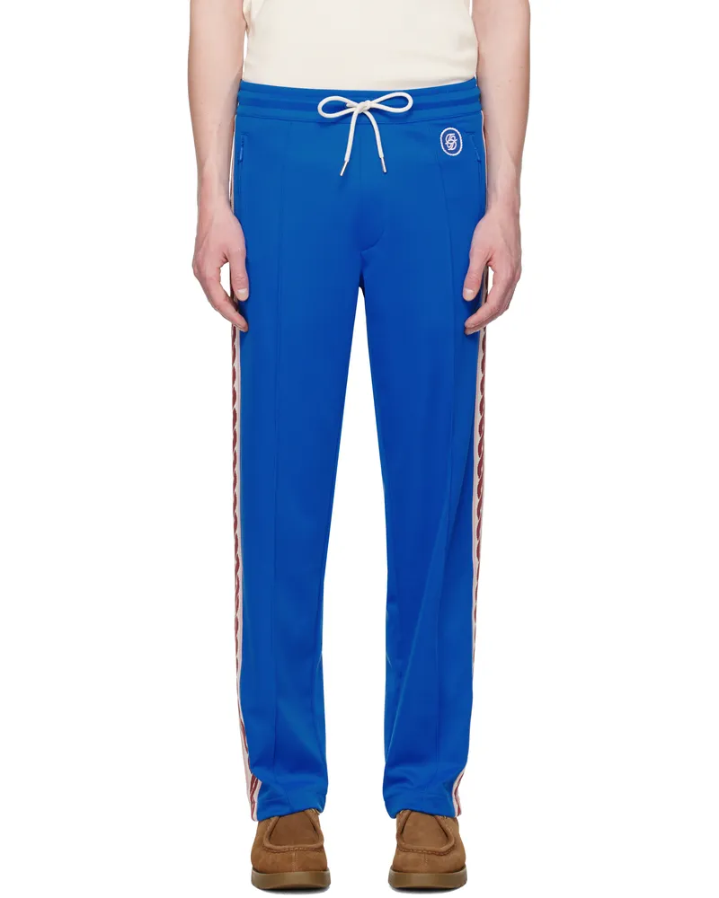 Drôle de Monsieur Blue 'Le Track Pants Tresse' Track Pants Blue