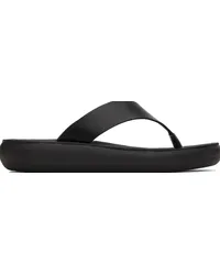 Ancient Greek Sandals Black Charys Comfort Sandals Black