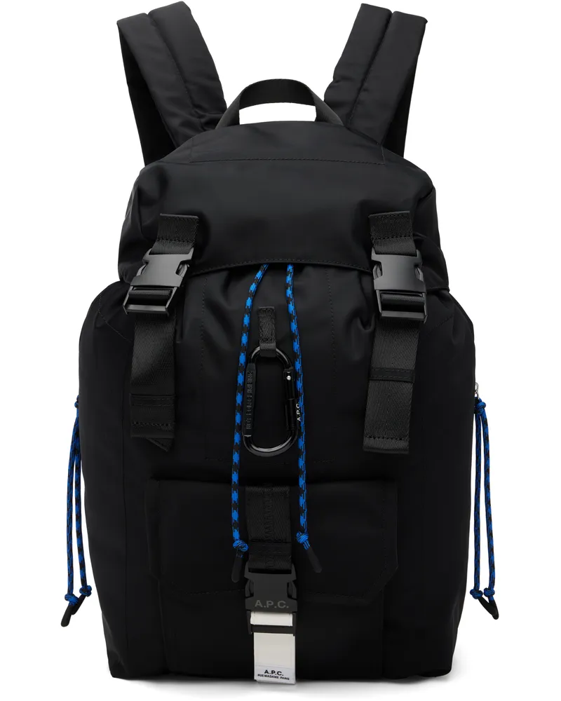 A.P.C. Black Trek Backpack Lzz