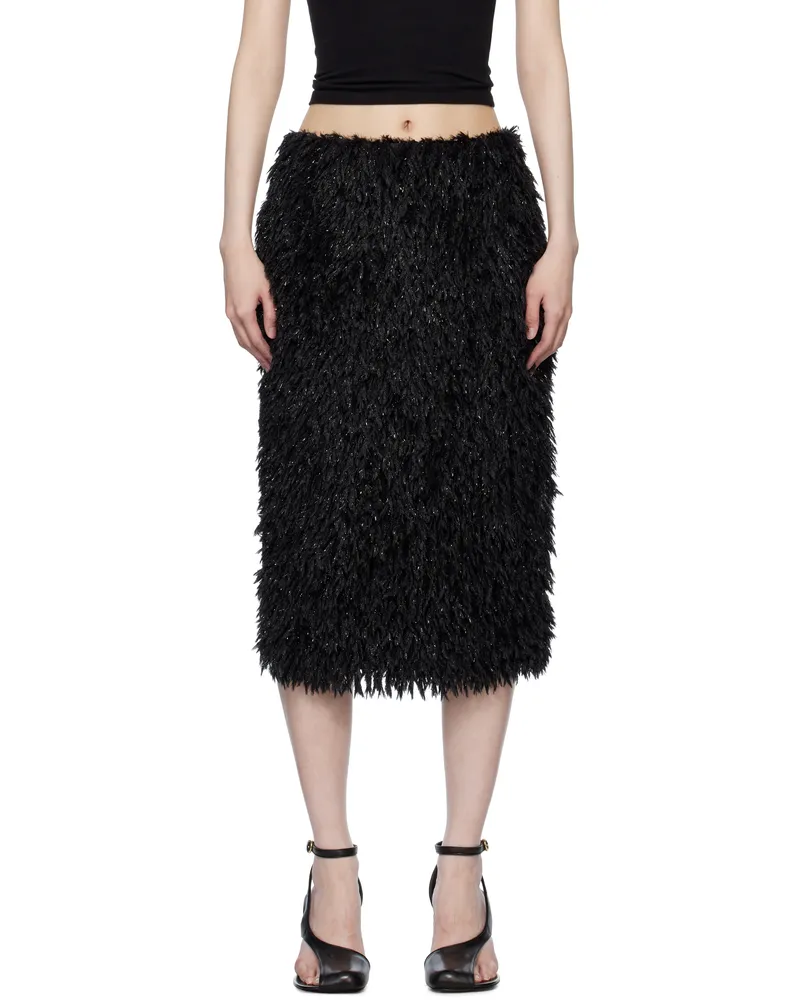 16ARLINGTON Black Eilo Midi Skirt Nero