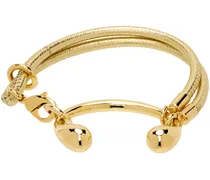 SSENSE Exclusive Gold Buckle Bracelet
