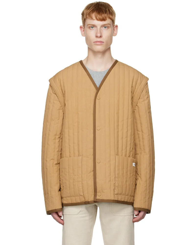 Nanushka Beige Loris Jacket Prairie