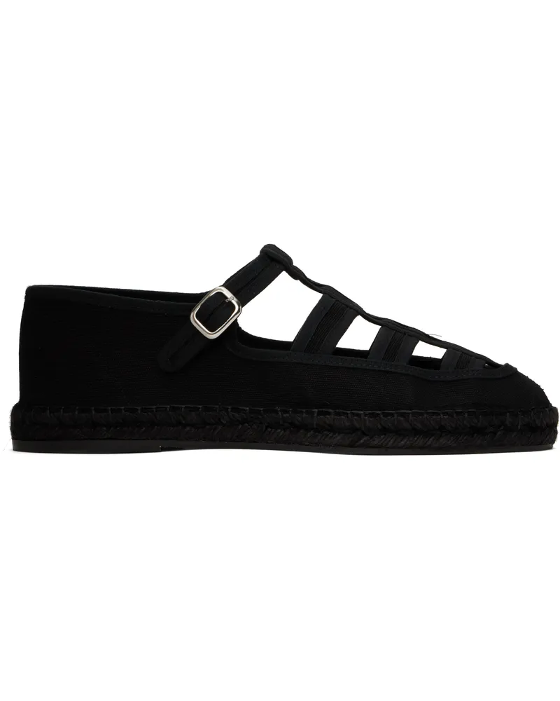 BODE Black Peggy Espadrilles Black
