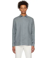 Vince Blue Pocket Shirt Dk