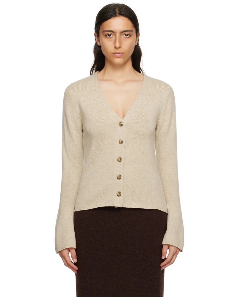 By Malene Birger Beige Cirane Cardigan 18t