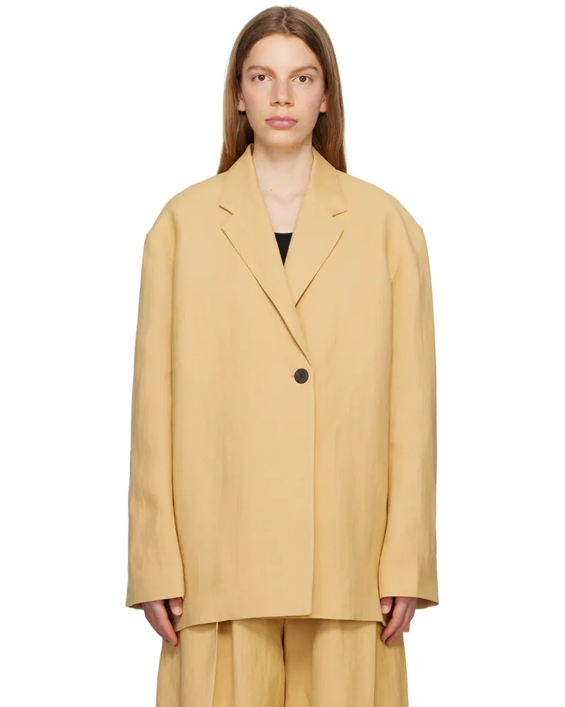 Studio Nicholson Yellow Soacha Blazer Lark