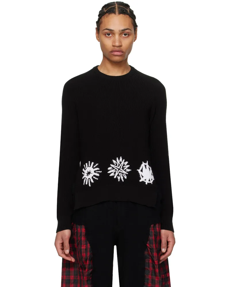 Comme des Garçons Black Intarsia Sweater Black