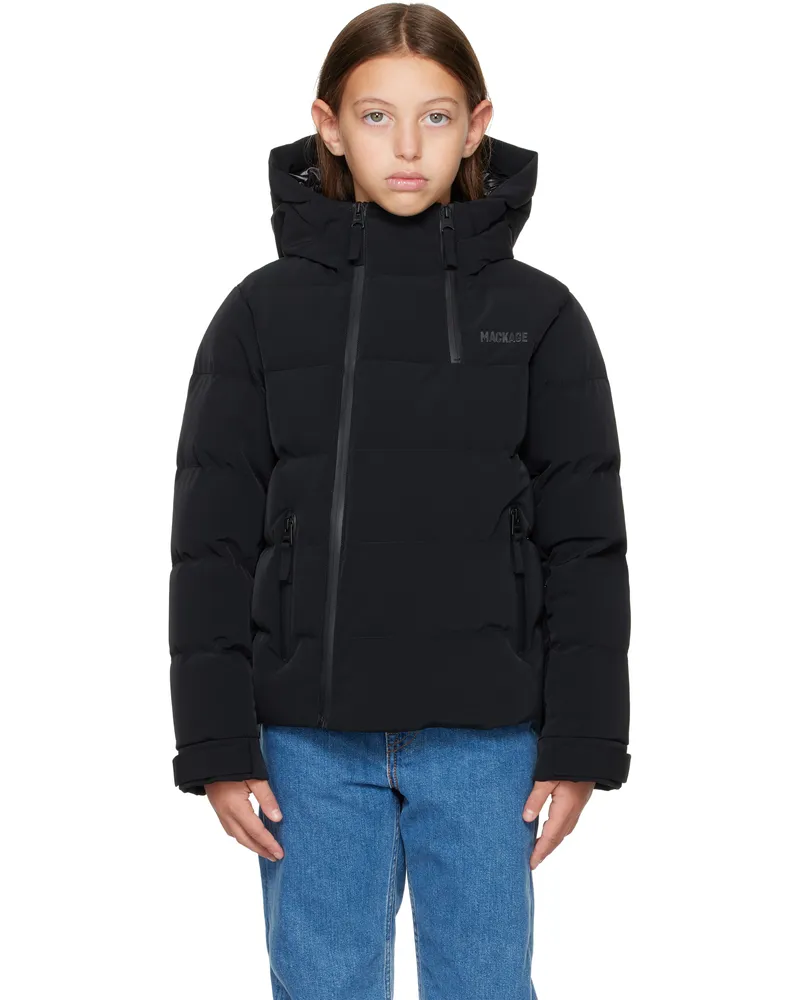 Mackage Kids Black Leland Down Jacket Black
