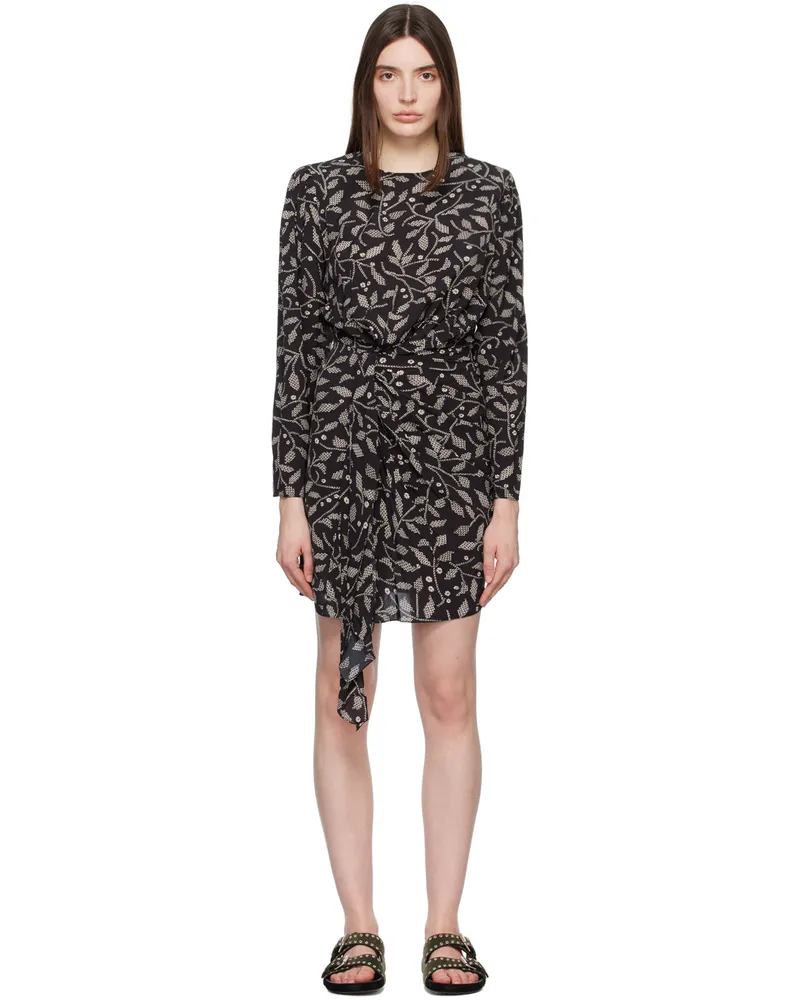 Étoile Isabel Marant Black Dulce Minidress 01bk