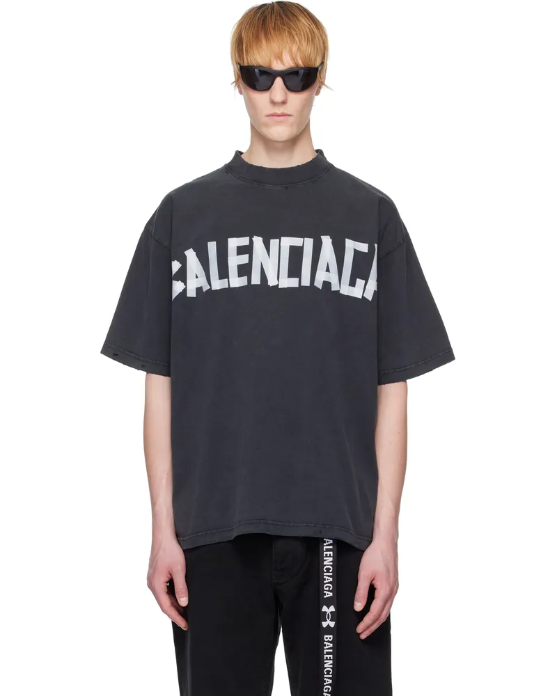 Balenciaga Black Tape Type T-shirt 1041