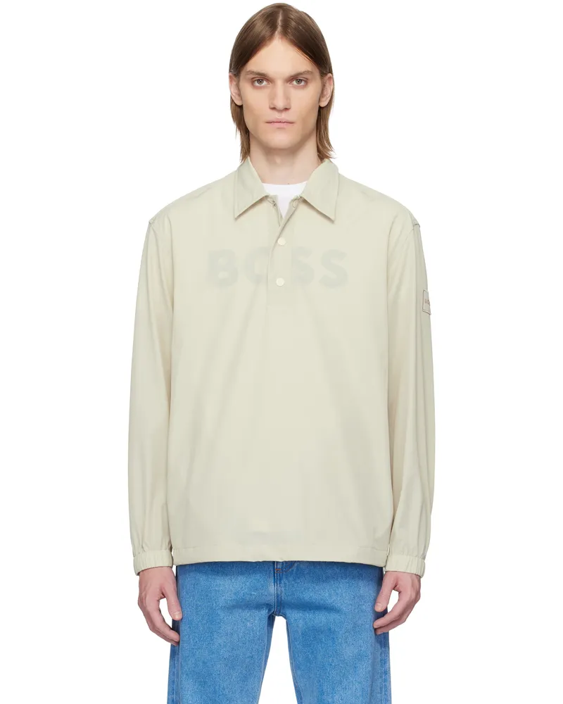 HUGO BOSS Beige Nylon Polo 271-light