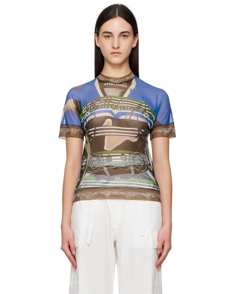 OTTOLINGER Multicolor Mesh T-shirt Polo