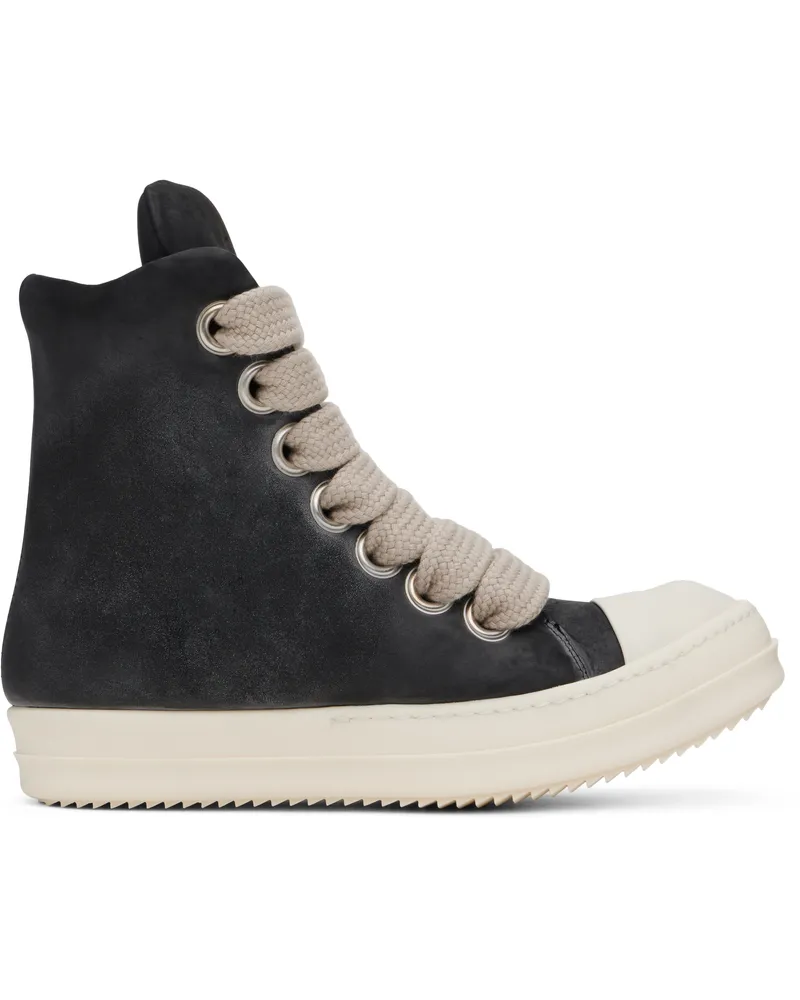 Rick Owens Black Porterville Jumbolaced Padded Sneakers 911