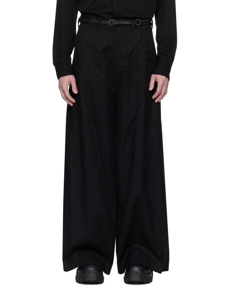 Julius Black Herren Johd Trousers Black