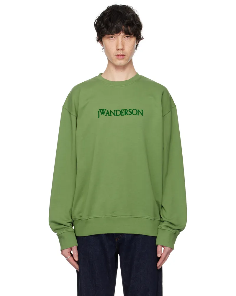 J.W.Anderson Green Logo Embroidery Sweatshirt 560