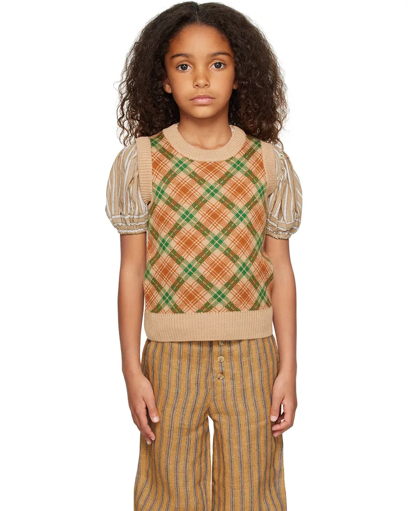 Caramel Baby & Child Kids Brown Maple Vest S23cj