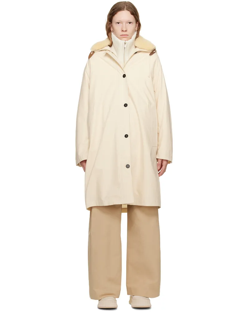 Jil Sander Beige Hooded Parka 280