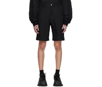 Black Tailored Shorts