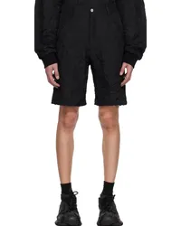 Spencer Badu Black Tailored Shorts Black