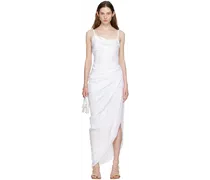White Le Papier 'La Robe Saudade' Maxi Dress