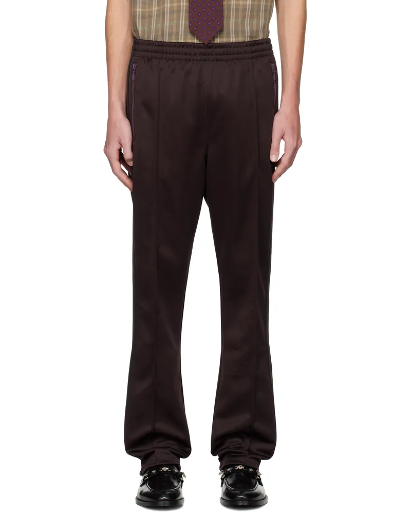 NEEDLES Purple Narrow Track Pants A-dk.purple