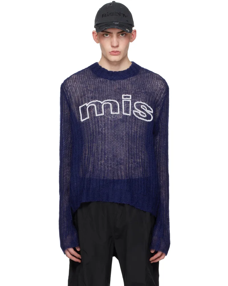 MISBHV Navy Unbrushed Sweater Navy