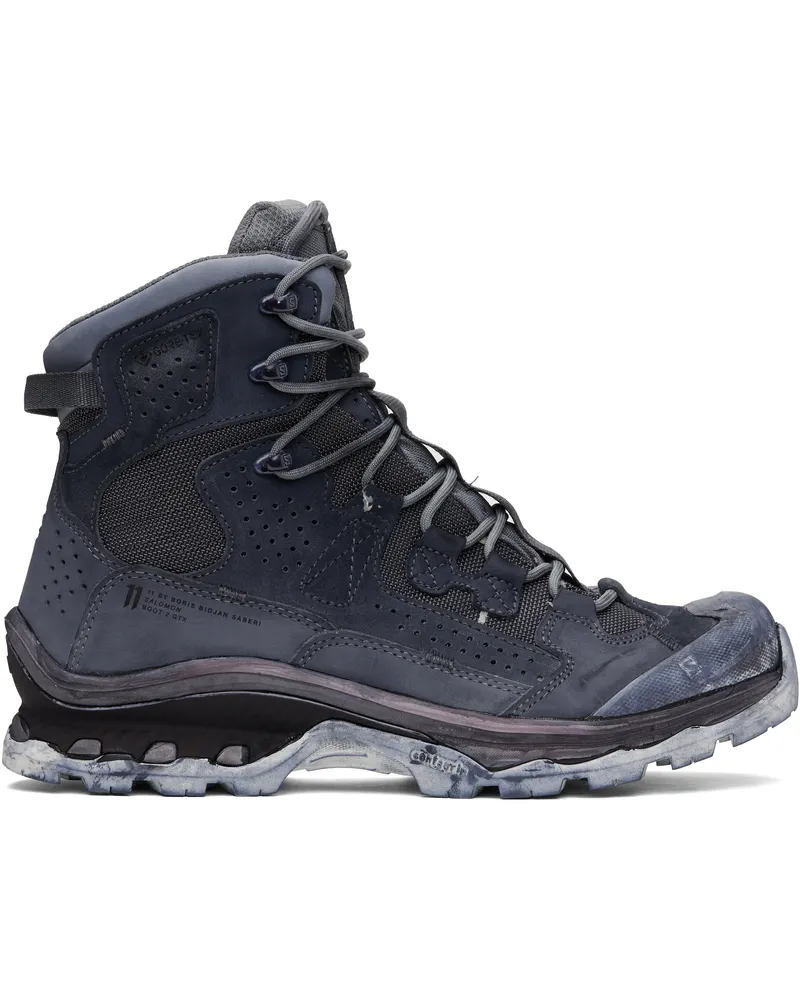 Boris Bidjan Saberi Navy Salomon Edition 2 GTX Boots Black