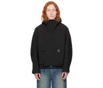 Black Hoodie Shell Jacket