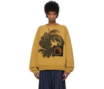 Yellow Appliqué Sweatshirt