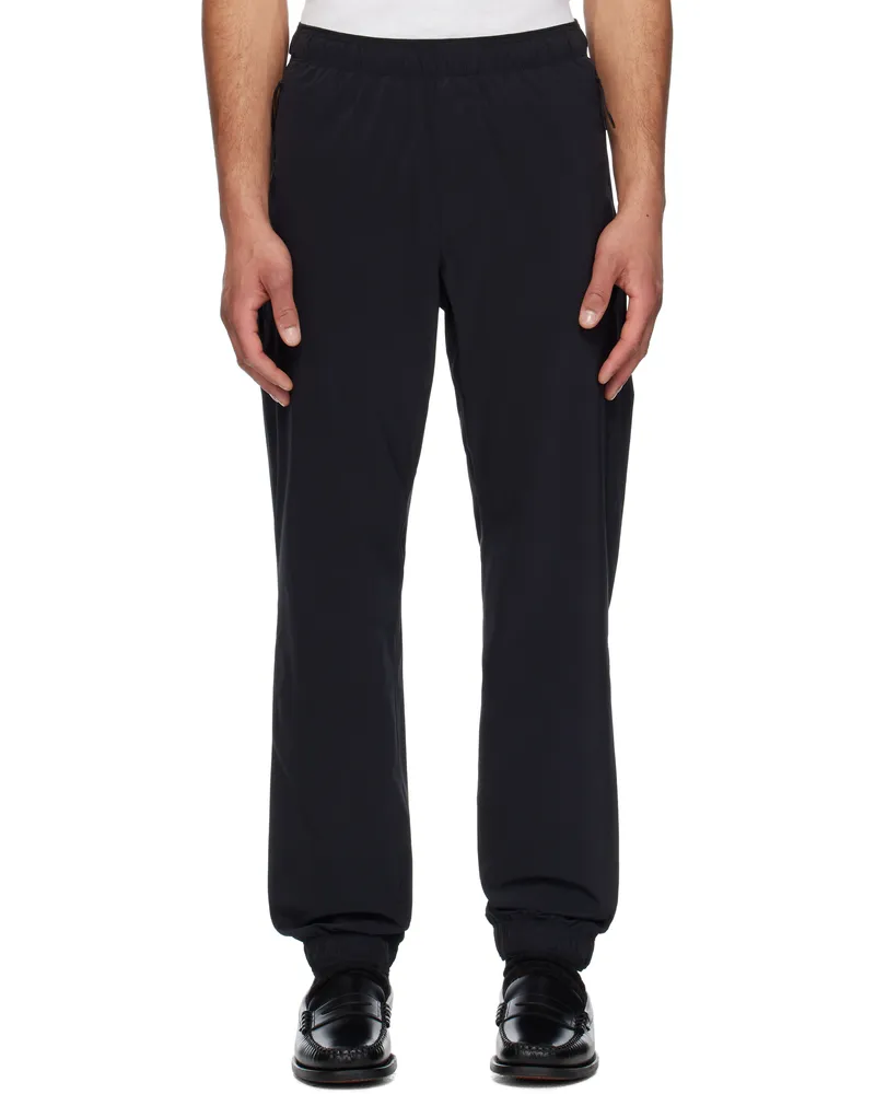 Moncler Black Logo Patch Jogging Trousers 999