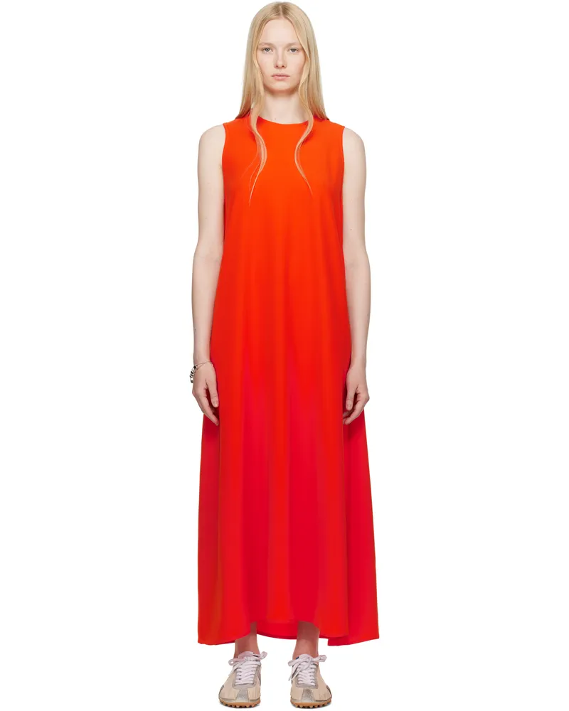 Sofie D'Hoore Orange Dao Midi Dress Vermillion