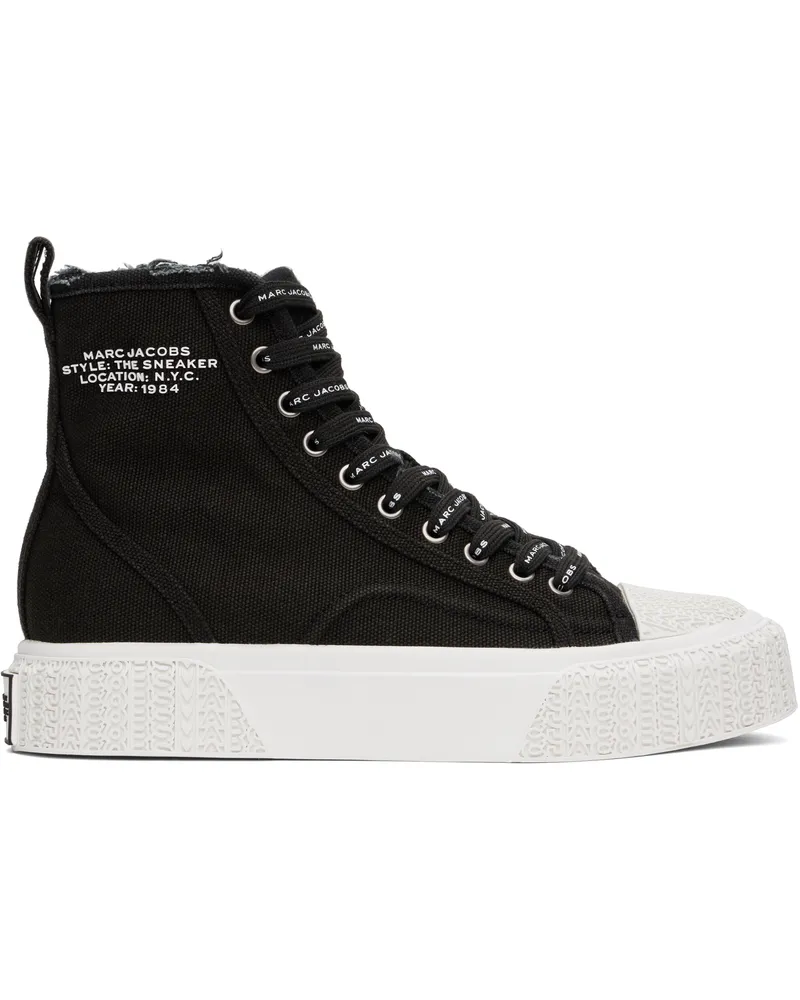 Marc Jacobs Black 'The High Top Sneaker' Sneakers 001