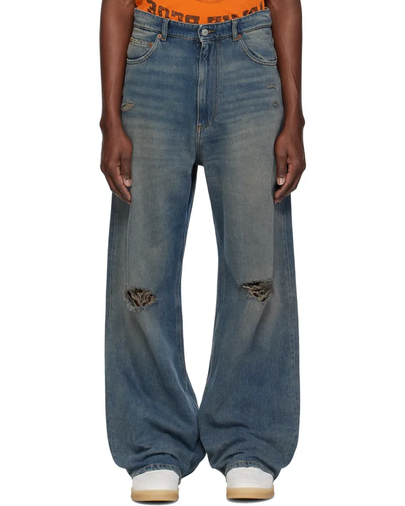 Maison Margiela Blue 5 Pockets Jeans 994