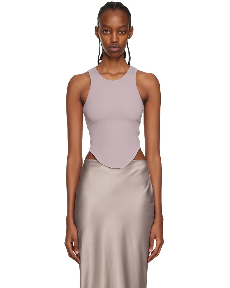 Miaou Purple Jinx Tank Top Taupe