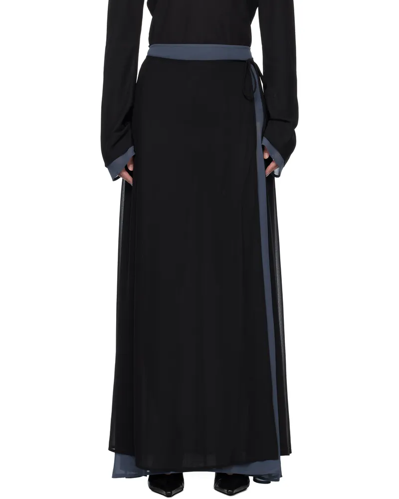 Holzweiler Black & Blue Leika Maxi Skirt 1057