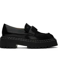 Proenza Schouler Black Lug Sole Loafers Black