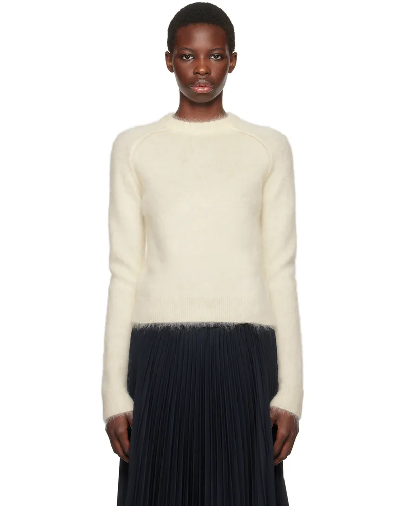 Jil Sander Off-White Crewneck Sweater 107
