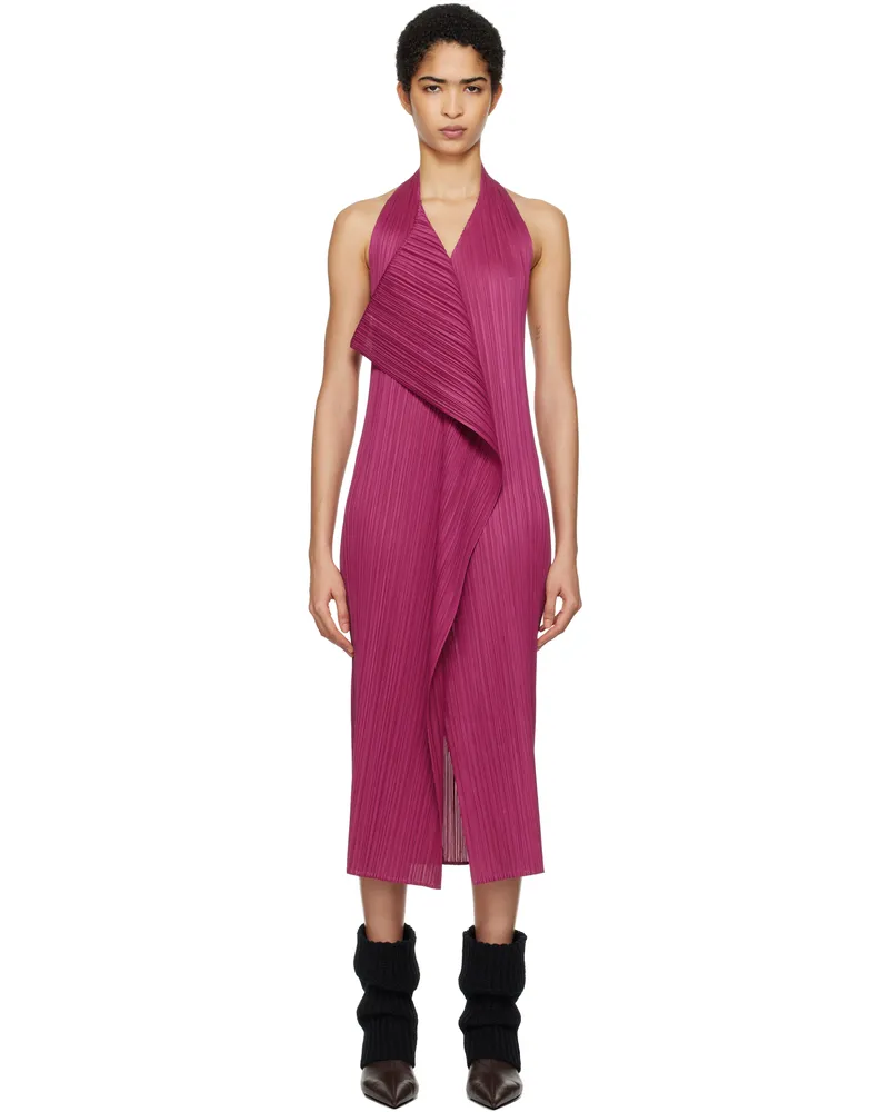 Issey Miyake Pink Monthly Colors November Maxi Dress 83