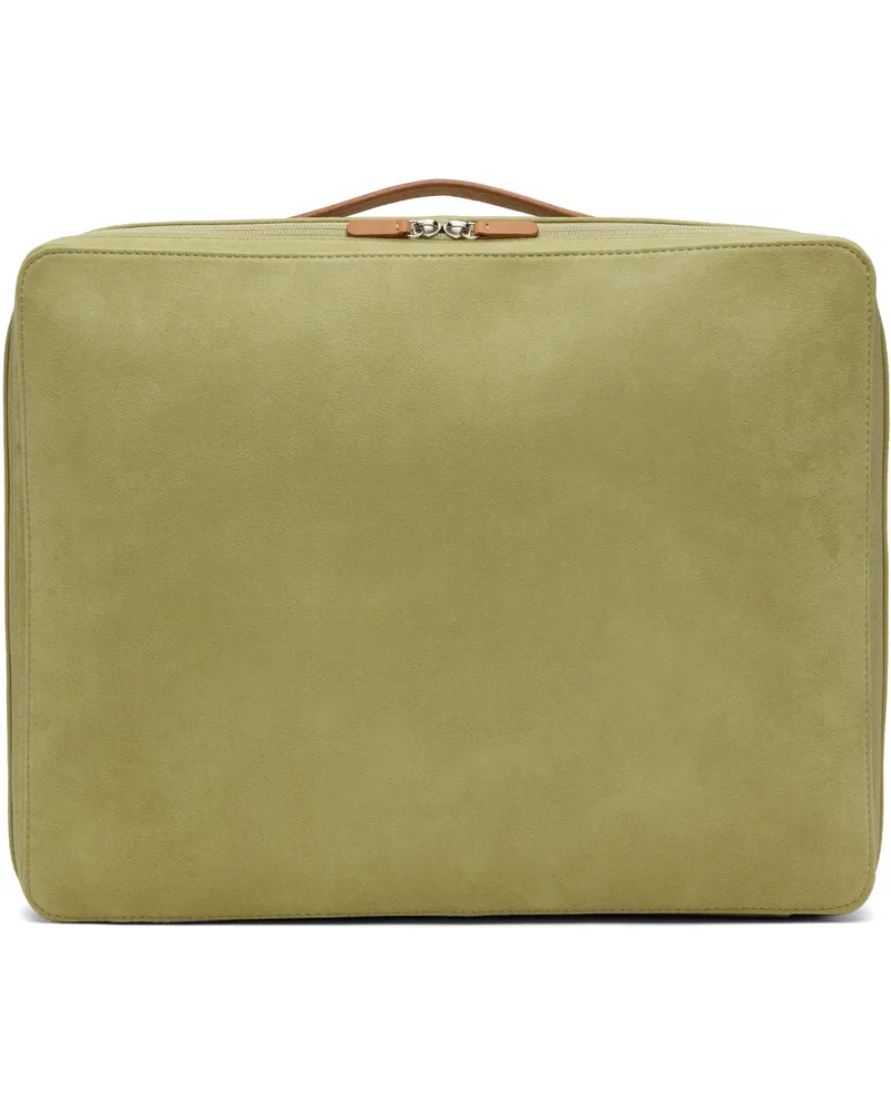 AURALEE Green AETA Edition Big Travel Bag Lime