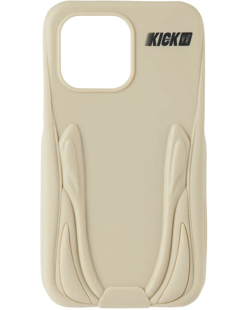 Urban Sophistication Off-White 'The Kick' iPhone 14 Pro Max Case Bone